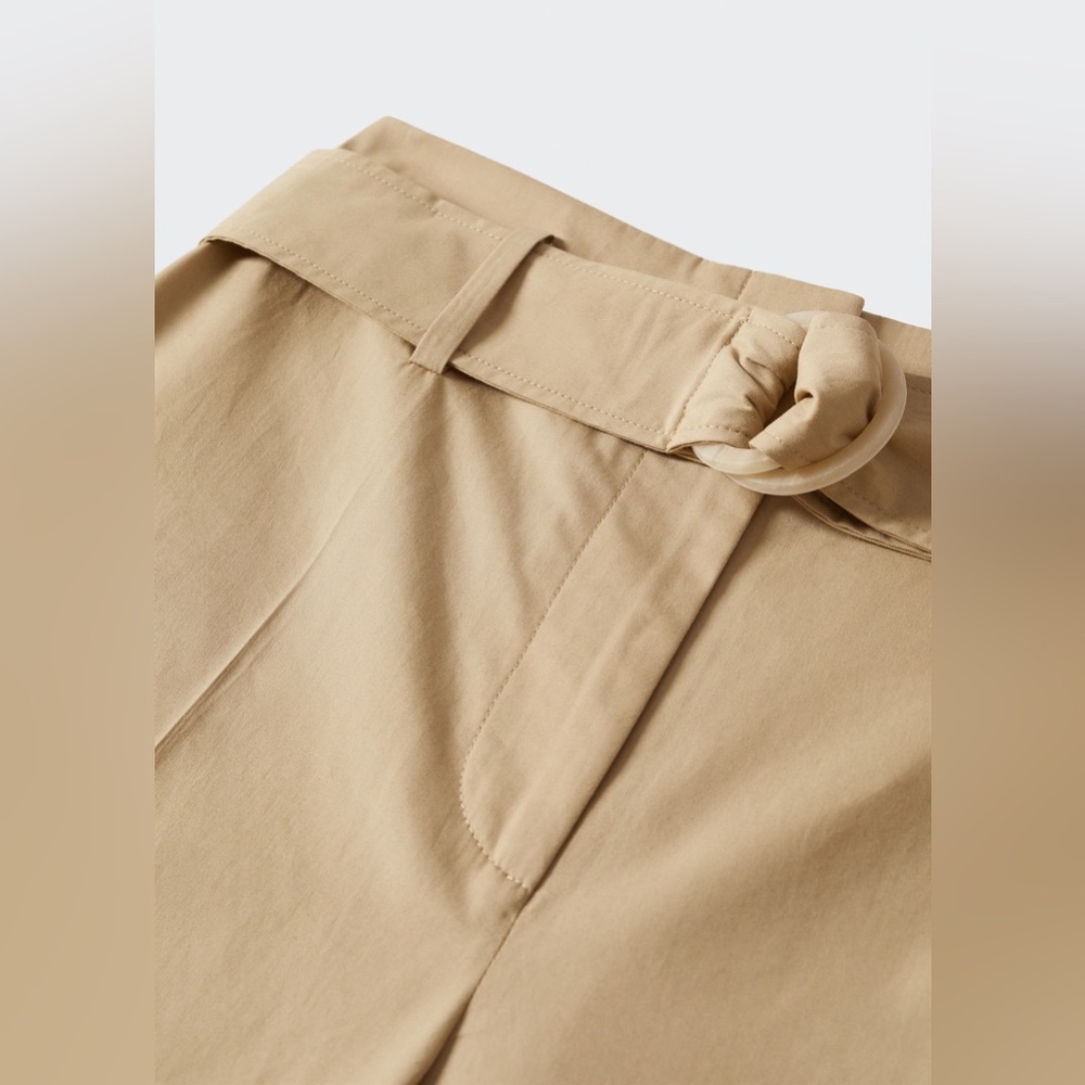 Mango Cotton Pants View 4